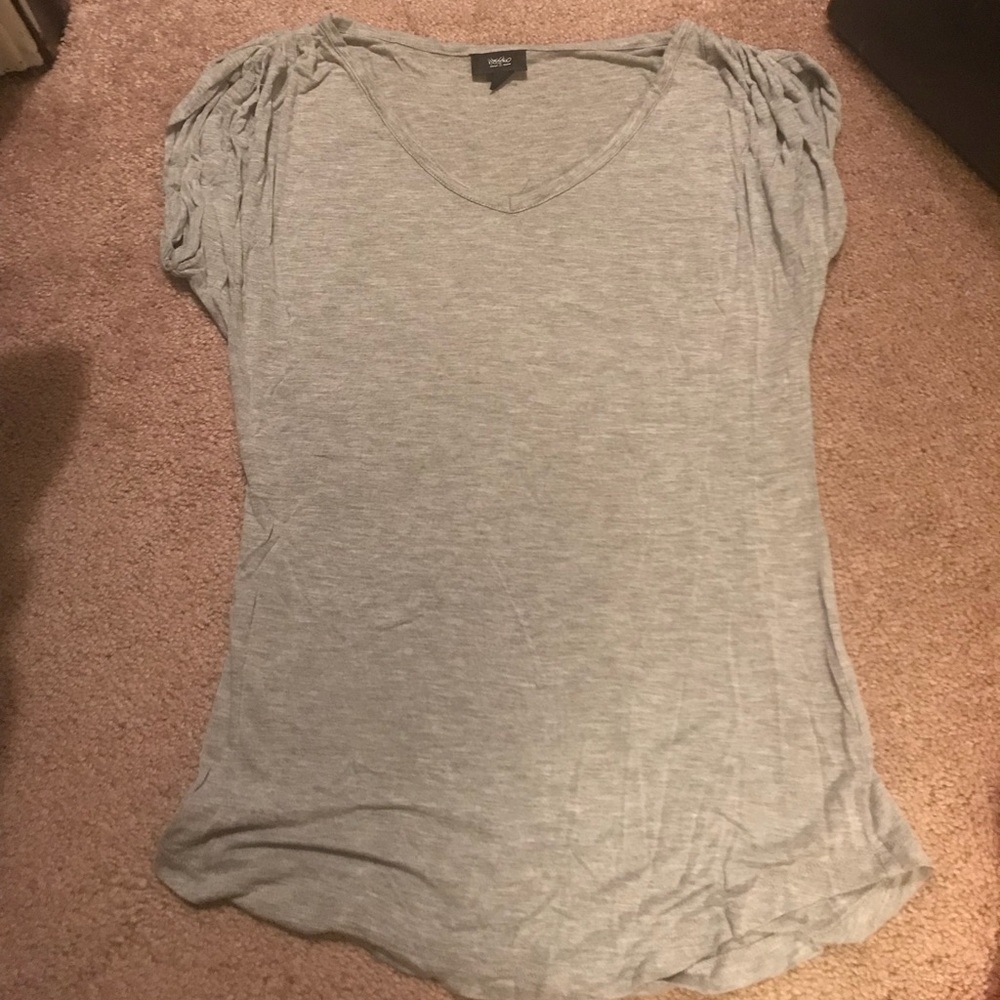 Extremely soft v-neck.
